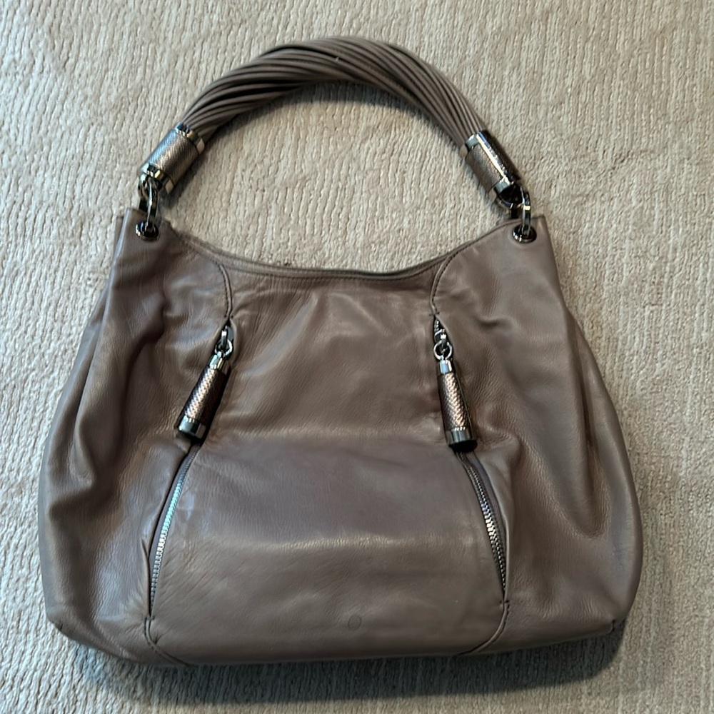 Michael Kors Leather Hobo Bag